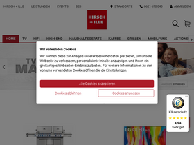 'hirsch-ille.de' screenshot