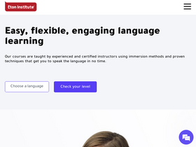 'etoninstitute.com' screenshot