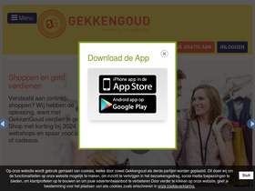 'gekkengoud.nl' screenshot