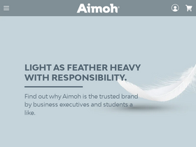 Aimoh homepage screenshot