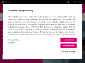 't-systems.com' screenshot