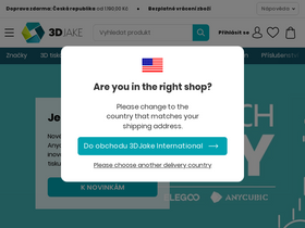 '3djake.cz' screenshot