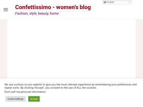 'confettissimo.com' screenshot