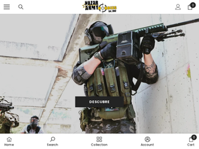 Nazar Army Hobbies website screenshot