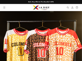 ladieztricolor.com homepage screenshot