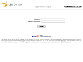 'lsa-gestion.com' screenshot