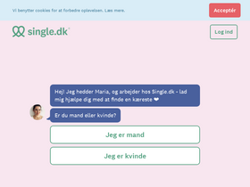 'single.dk' screenshot