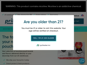 'prilla.com' screenshot