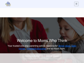 'momswhothink.com' screenshot