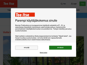 'tilaus.teeitse.com' screenshot