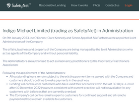 'safetynet.credit' screenshot