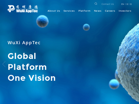 'wuxiapptec.com' screenshot