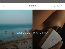 apothia.jp homepage screenshot