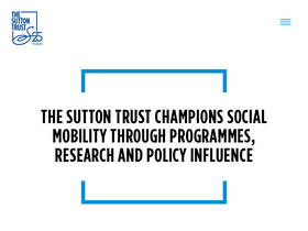 'suttontrust.com' screenshot