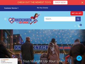'knickknacktoyshack.com' screenshot