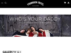 'morrisonhotelgallery.com' screenshot