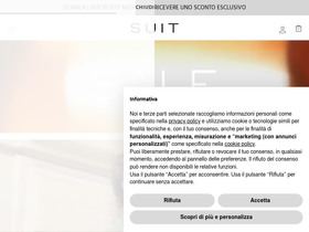 Suitnegozi homepage screenshot