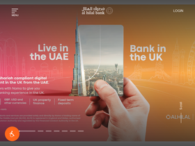 'alhilalbank.ae' screenshot
