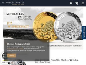 'wyrobymennicze.pl' screenshot