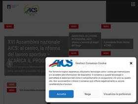 'aics.it' screenshot
