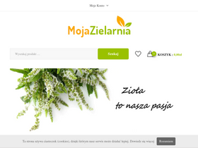 'mojazielarnia.pl' screenshot