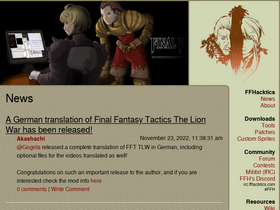 'ffhacktics.com' screenshot