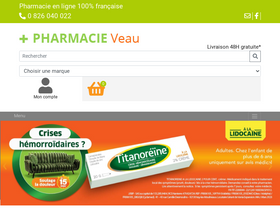 'pharmacieveau.fr' screenshot
