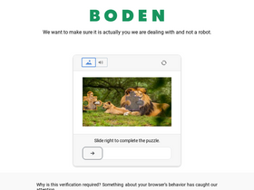 'boden.fr' screenshot