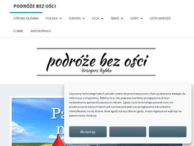 'podrozebezosci.pl' screenshot
