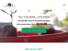 'clickandfeed.cz' screenshot