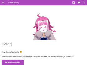 'learnjapanese.moe' screenshot