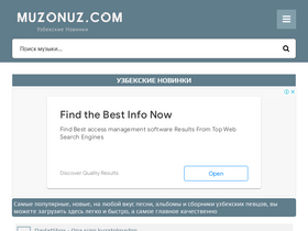 'muzonuz.com' screenshot
