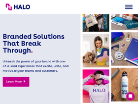 'halo.com' screenshot