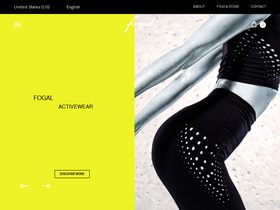 Fogal website screenshot
