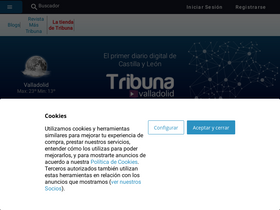 'tribunavalladolid.com' screenshot