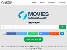 '1moviestv.com' screenshot