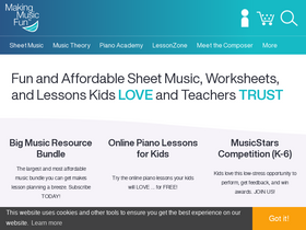 'makingmusicfun.net' screenshot