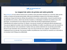 'jeux-geographiques.com' screenshot