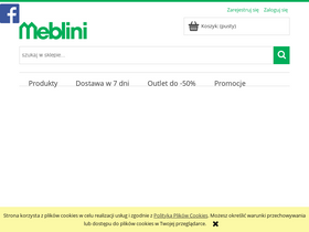 'meblini.pl' screenshot
