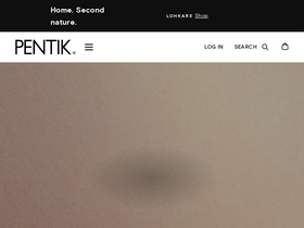 'pentik.com' screenshot