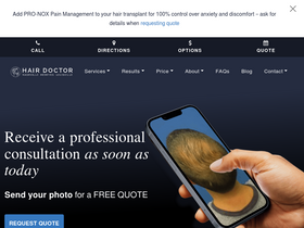 'nashvillehairdoctor.com' screenshot