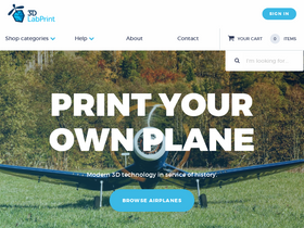 '3dlabprint.com' screenshot