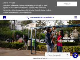 'axa.mx' screenshot