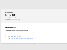 'mr-bricolage.fr' screenshot