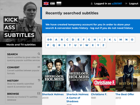 'kickasssubtitles.com' screenshot