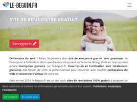 'le-beguin.fr' screenshot