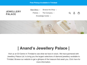 jewellerypalaceltd.com homepage screenshot