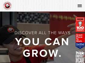 'pandacareers.com' screenshot