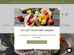 Wakatobi homepage screenshot