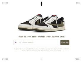 'travisscott.com' screenshot